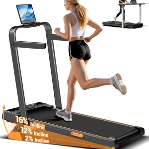 2 In 1 Foldable Walking Running Treadmill