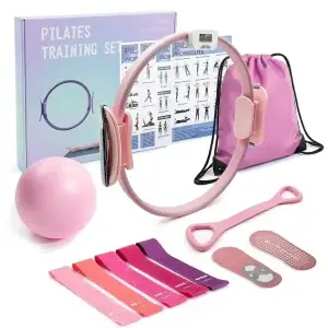 MaxU Pilates Ring and Bar Workout Set