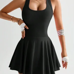 Women's Sports Dress with Built in Bra and Shorts